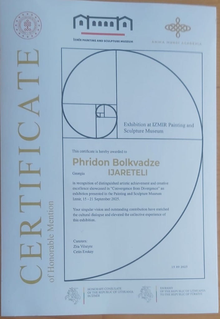 Certificate of Honorable Mention